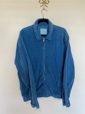 Urban Outfitters Light Blue Corduroy Zip Jacket
